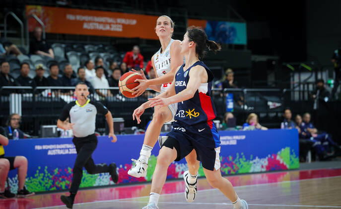 Basketball, Womens World Cup, Belgium - Korea