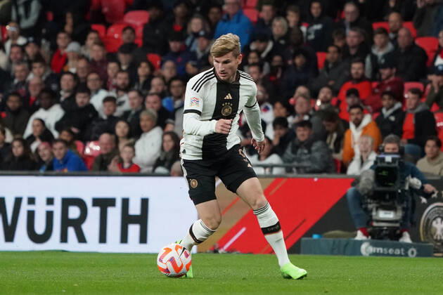 Timo Werner Germany London 26 09 2022 England vs Germany, UEFA Nations League, Matchday 6, Wembley Stadium