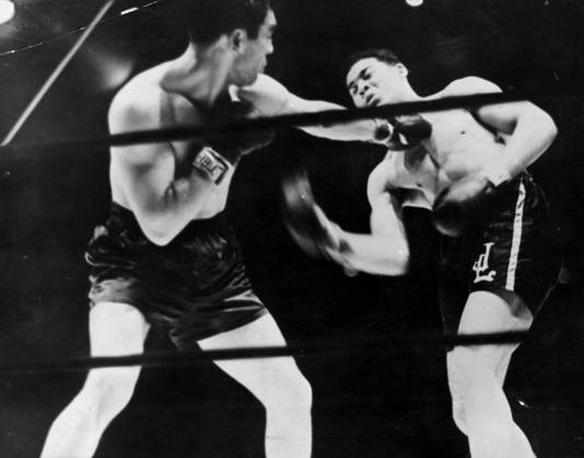 ARCHIVE 1936 Max Schmeling and Joe Loius x190x  Copyright: xPRESSENSxBILDx Schmeling-Louis