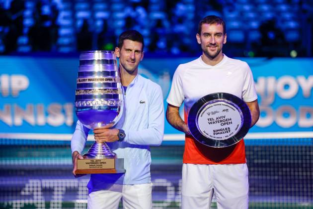 Tennis, ATP Tournament in Tel Aviv, Final, Novak Djokovic defeats Marin Cilic