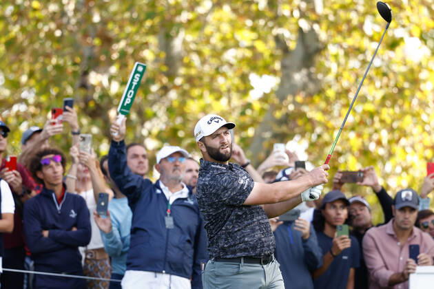 October 6, 2022, MADRID, MADRID, SPAIN: Jon Rahm of Spain in action during the Acciona Open Espana 2022 celebrated at Club de Campo de Madrid on October 06, 2022, in Madrid, Spain. MADRID SPAIN - ZUMAa181 20221006_zaa_a181_012 Copyright: xOscarxJ.xBarrosox