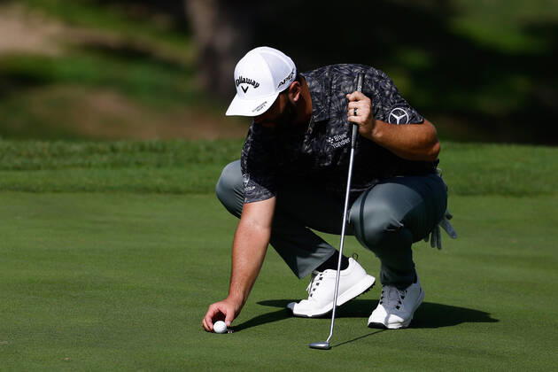 October 6, 2022, MADRID, MADRID, SPAIN: Jon Rahm of Spain in action during the Acciona Open Espana 2022 celebrated at Club de Campo de Madrid on October 06, 2022, in Madrid, Spain. MADRID SPAIN - ZUMAa181 20221006_zaa_a181_059 Copyright: xOscarxJ.xBarrosox