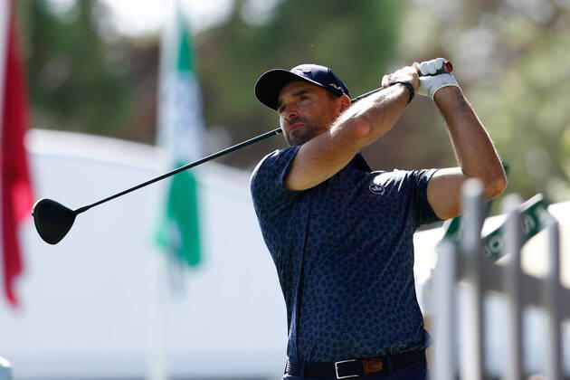 October 6, 2022, MADRID, MADRID, SPAIN: Oliver Wilson of England in action during the Acciona Open Espana 2022 celebrated at Club de Campo de Madrid on October 06, 2022, in Madrid, Spain. MADRID SPAIN - ZUMAa181 20221006_zaa_a181_057 Copyright: xOscarxJ.xBarrosox