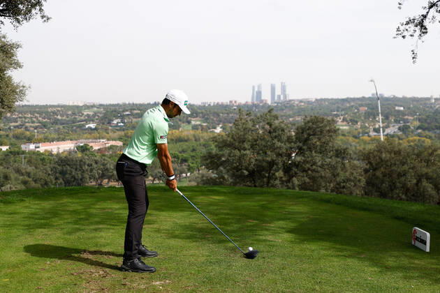 October 8, 2022, MADRID, MADRID, SPAIN: Sebastian Garcia Rodriguez of Spain in action during the Acciona Open Espana 2022, Round 2, celebrated at Club de Campo de Madrid on October 07, 2022, in Madrid, Spain. MADRID SPAIN - ZUMAa181 20221008_zaa_a181_004 Copyright: xOscarxJ.xBarrosox