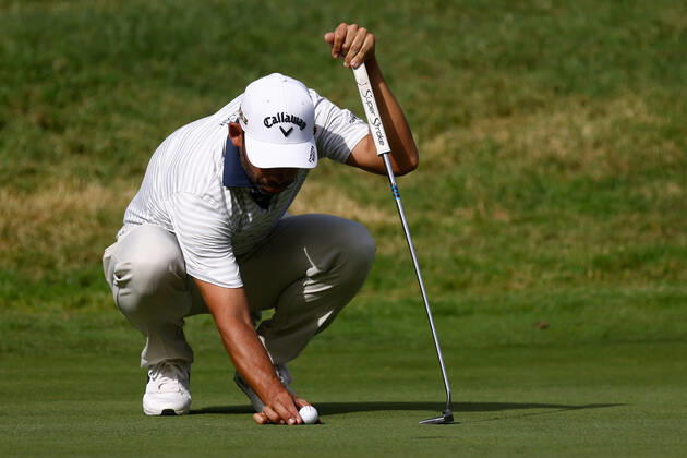October 8, 2022, MADRID, MADRID, SPAIN: Pablo Larrazabal of Spain in action during the Acciona Open Espana 2022, Round 2, celebrated at Club de Campo de Madrid on October 07, 2022, in Madrid, Spain. MADRID SPAIN - ZUMAa181 20221008_zaa_a181_009 Copyright: xOscarxJ.xBarrosox