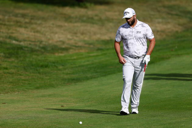 October 8, 2022, MADRID, MADRID, SPAIN: Jon Rahm of Spain in action during the Acciona Open Espana 2022, Round 2, celebrated at Club de Campo de Madrid on October 07, 2022, in Madrid, Spain. MADRID SPAIN - ZUMAa181 20221008_zaa_a181_012 Copyright: xOscarxJ.xBarrosox