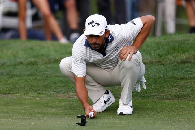 October 8, 2022, MADRID, MADRID, SPAIN: Pablo Larrazabal of Spain in action during the Acciona Open Espana 2022, Round 2, celebrated at Club de Campo de Madrid on October 07, 2022, in Madrid, Spain. MADRID SPAIN - ZUMAa181 20221008_zaa_a181_020 Copyright: xOscarxJ.xBarrosox