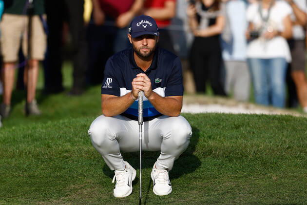 October 8, 2022, MADRID, MADRID, SPAIN: Adri Arnaus of Spain in action during the Acciona Open Espana 2022, Round 2, celebrated at Club de Campo de Madrid on October 07, 2022, in Madrid, Spain. MADRID SPAIN - ZUMAa181 20221008_zaa_a181_024 Copyright: xOscarxJ.xBarrosox