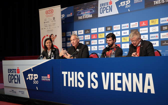 Tennis, ATP Tournament in Vienna, Press Conference