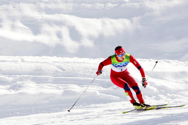 VANCOUVER, WHISTLER, CANADA 20100218 Marit Bjorgen in action in the cross country sprint, where she won gold in the Whistler Olympic Park during the Olympics in Vancouver Wednesday VANCOUVER, WHISTLER CANADA x10550x, Copyright: xJunge,xHeikox OS 2010