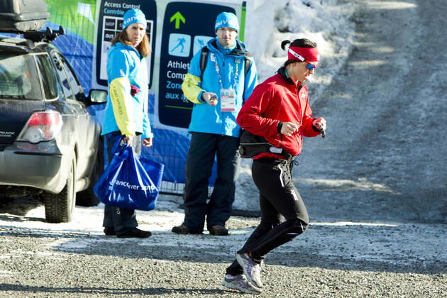 VANCOUVER, WHISTLER, CANADA 20100217 Marit Bjorgen on lopetur after sprint prologue in cross country in Whistler Olympic Park during the Olympics in Vancouver Wednesday VANCOUVER, WHISTLER CANADA x10550x, Copyright: xJunge,xHeikox OS 2010