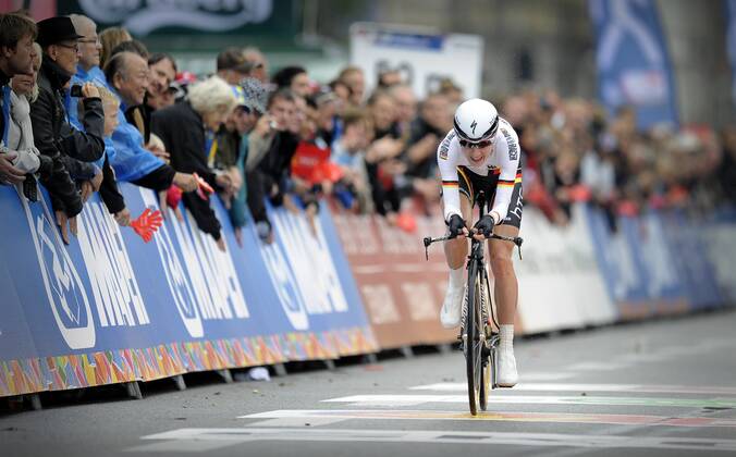 KÖPENHAMN 20110920 Judith Arndt GER won the tempo race in the world cycling championships in Copenhagen on Tuesday KÖPENHAMN DENMARK  x10040x Copyright: xANDERSxWIKLUNDx xTTx CYKEL-VM-DAMER