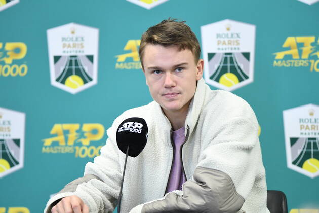 Tennis, ATP Tournament in Paris, Holger Rune Press Conference