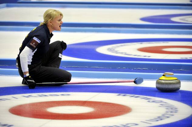 ÖRNSKÖLDSVIK 20081212 European Curling Championships in Örnsköldsvik Semifinal between Sweden and Denmark Sweden won the game and is in the final Anette Norberg ÖRNSKÖLDSVIK SWEDEN CURLING x10070x  Copyright: xJessicaxGowx xTTx CURLING-EM 2008