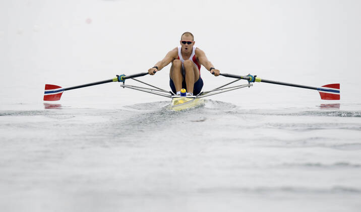 BEIJING 20080811 Rowing, men s single sculls Olaf Tufte, Norway, made it to the semi final BEIJING CHINA x10010x  Copyright: xJanerikxHenrikssonx xTTx OS PEKING 2008 RODD