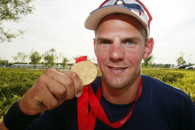 BEIJING, CHINA 20080816 Olaf Tufte of Norway took the gold medal in the men s single sculls rowing competion during the Beijing 2008 Olympic Games at Shunyi Olympic Rowing Park, saturday August 16th, 2008 BEIJING CHINA PICTURES x10550x  Copyright: xJunge,xHeikox OLYMPIC GAMES BEIJING