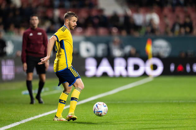 221116 Marcus RohdÃ n of Sweden during the international friendly football match between Mexico and Sweden on November 16, 2022 in Girona Photo Ludvig Thunman BILDBYRAN code LT LT0441 football football soccer fotball training country international friendly mexico sweden sweden sweden a bbeng,  Copyright: LUDVIGxTHUNMAN BB221116LT038