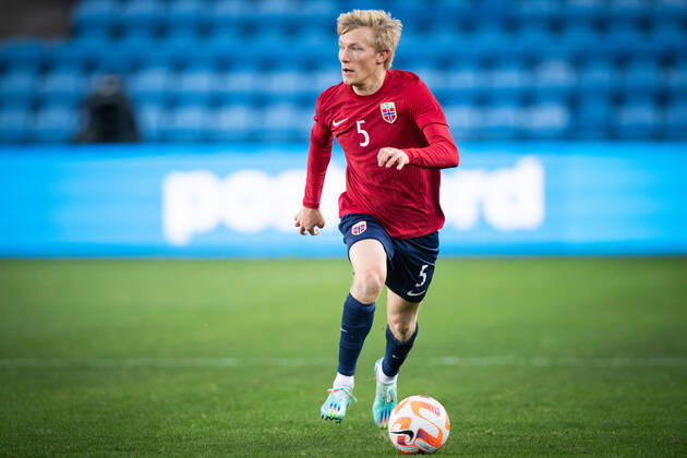 Norway v Finland, football friendly, Oslo, Norway Oslo, Norway. 20th, November 2022. Birger Meling (5) of Norway seen during the football friendly match between Norway and Finland at Ullevaal Stadion in Oslo. Oslo Norway Copyright: xGonzalesxPhoto Jan-ErikxEriksenx