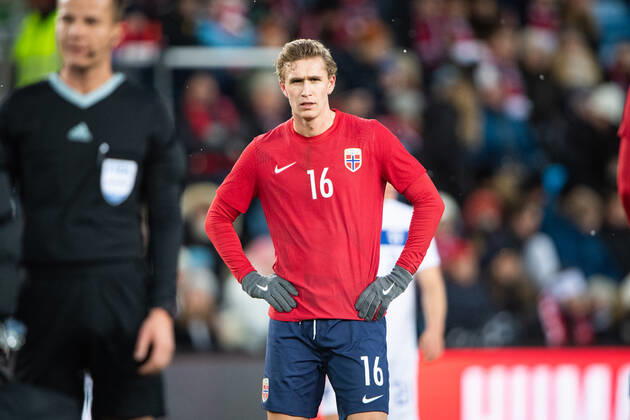 Norway v Finland, football friendly, Oslo, Norway Oslo, Norway. 20th, November 2022. Ola Solbakken (16) of Norway seen during the football friendly match between Norway and Finland at Ullevaal Stadion in Oslo. Oslo Norway Copyright: xGonzalesxPhoto Jan-ErikxEriksenx