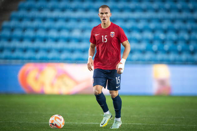 Norway v Finland, football friendly, Oslo, Norway Oslo, Norway. 20th, November 2022. Leo Ostigard (15) of Norway seen during the football friendly match between Norway and Finland at Ullevaal Stadion in Oslo. Oslo Norway Copyright: xGonzalesxPhoto Jan-ErikxEriksenx