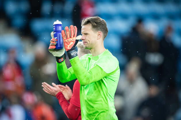 Norway v Finland, football friendly, Oslo, Norway Oslo, Norway. 20th, November 2022. Goalkeeper ?rjan Nyland of Norway seen after the football friendly match between Norway and Finland at Ullevaal Stadion in Oslo. Oslo Norway Copyright: xGonzalesxPhoto Jan-ErikxEriksenx