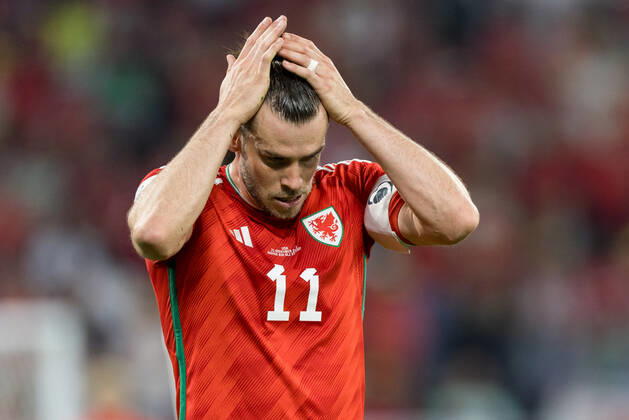 USA v Wales: Group B - FIFA World Cup, WM, Weltmeisterschaft, Fussball Qatar 2022 Gareth Bale during the World Cup match between USA v Wales, in Doha, Qatar, on November 21, 2022. Doha Qatar Copyright: xFotoxOlimpikx originalFilename:jastrzebowski-usavwale221121_npuF4