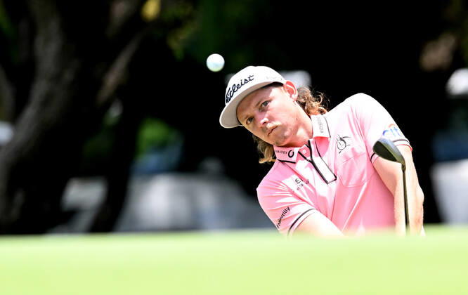 PGA, Golf Herren CHAMPIONSHIP PRESSERS, Cameron Smith in action during a practice round ahead of the 2022 Australian PGA Championship, at Royal Queensland Golf Club in Brisbane, Tuesday, November 22, 2022. ( NO ARCHIVING, EDITORIAL USE ONLY, NO USE IN BOOKS WITHOUT CONSENT BRISBANE QUEENSLAND AUSTRALIA  Copyright: xDARRENxENGLANDx 20221122001733457618