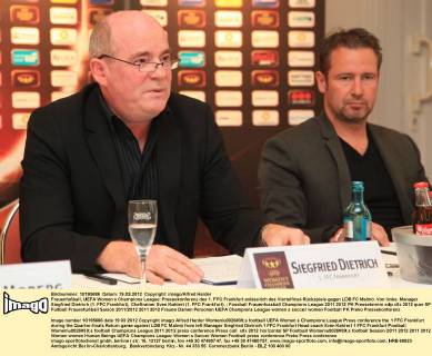 Frauenfussball, Champions League, Pressekonferenz 1. FFC Frankfurt