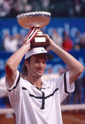 Spanish tennis player Carlos Moya, Roland Garros, France 1998 
