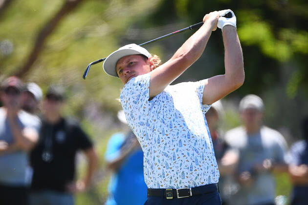 GOLF AUSTRALIAN PGA, Golf Herren Cameron Smith plays a shot during Day 2 of the 2022 Fortinet Australian PGA Championship at the Royal Queensland Golf Club in Brisbane, Friday, November 25, 2022. ( NO ARCHIVING, EDITORIAL USE ONLY, NO USE IN BOOKS WITHOUT CONSENT BRISBANE QUEENSLAND AUSTRALIA  Copyright: xJONOxSEARLEx 20221125001734889898