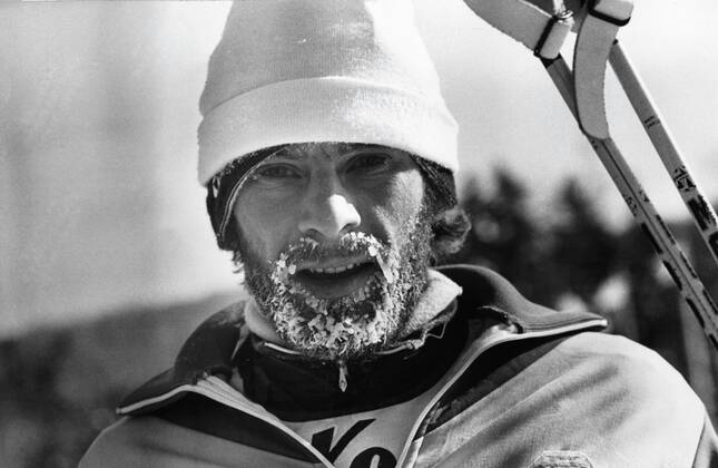 COUNTRY SKIING WORLD CHAMPIONSHIP 1979 15 KM THOMAS WASSBERG, COUNTRY SKIPER SWEDEN CHALLENGE ACTION COME IN SECOND PLACE SNOW AND ICE IN THE SKI 1979 02 09 c STEFAN SWEDNER Aftonbladet IBL Bildbyra EXPRESSEN OUT AFTONBLADET 580 x2512x  Copyright: xAftonbladet TTx SKID-VM 1979 THOMAS WASSBERG