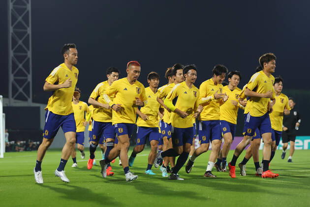 FIFA WM 2022, Nationalteam Japan, Training