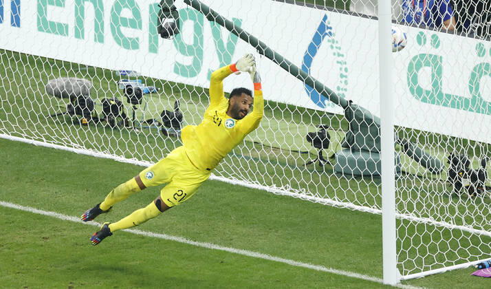 Mohammed Allowais of Saudi Arabia is beaten with a goal today, in a group stage match of the Qatar 2022 Soccer World Cup between Saudi Arabia and Mexico at Lusail Stadium, Qatar 30 November 2022. Soccer World Cup: Saudi Arabia - Mexico !ACHTUNG: NUR REDAKTIONELLE NUTZUNG!  Copyright: xEstebanxBibax GR3282 20221130-d60c498d86dc199a13f095d52903aa9c21e942e5