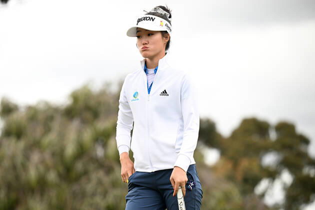 GOLF AUSTRALIAN OPEN, Grace Kim during the ISPS Handa Australian Open 2022 golf tournament at the Kingston Heath Golf Club in Melbourne, Thursday, December 1, 2022. ( NO ARCHIVING, EDITORIAL USE ONLY, NO USE IN BOOKS WITHOUT CONSENT MELBOURNE VICTORIA AUSTRALIA  Copyright: xJAMESxROSSx 20221201001737242577