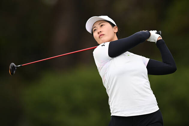 GOLF AUSTRALIAN OPEN, XiYu Lin plays a shot during the ISPS Handa Australian Open 2022 golf tournament at the Kingston Heath Golf Club in Melbourne, Thursday, December 1, 2022. ( NO ARCHIVING, EDITORIAL USE ONLY, NO USE IN BOOKS WITHOUT CONSENT MELBOURNE VICTORIA AUSTRALIA  Copyright: xJAMESxROSSx 20221201001737256360