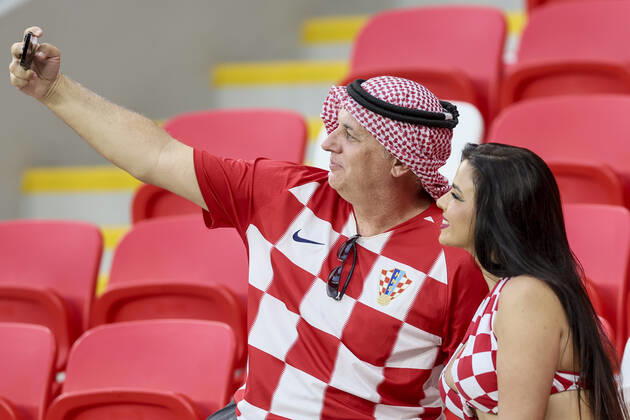 FIFA WM 2022, Kroatien - Belgien, Fans