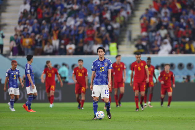 Daichi Kamada (JPN), DECEMBER 1, 2022 - Football Soccer : FIFA World Cup, WM, Weltmeisterschaft, Fussball Qatar 2022 Group E match between Japan - Spain at Khalifa International Stadium in Al Rayyan, Qatar.  (205265858)