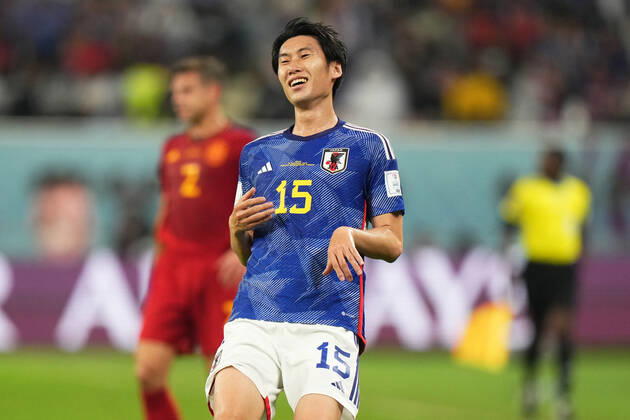 QAT: Japan and Spain. FIFA World Cup, WM, Weltmeisterschaft, Fussball Qatar 2022 Daichi Kamada of Japan during the FIFA World Cup Qatar 2022 match, Group E, between Japan and Spain played at Khalifa International Stadium on Dec 01, 2022 in Doha, Qatar. Copyright: xBaguxBlancox xPRESSINx WC_221201_225