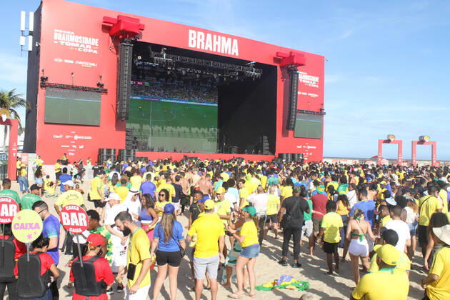 FIFA WM 2022, Kamerun - Brasilien, Public Viewing in Rio de Janeiro