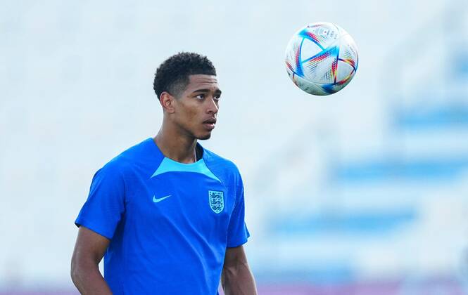 Mandatory Credit: Photo by Javier Garcia Shutterstock (13646877i) England Training, FIFA World Cup, WM, Weltmeisterschaft, Fussball 2022, Football, Al Wakrah Sports Complex, Al Wakrah, Qatar - 03 Dec 2022 Editorial Use Only England Training, FIFA World Cup 2022, Football, Al Wakrah Sports Complex, Al Wakrah, Qatar - 03 Dec 2022 Editorial Use Only  Copyright: xJavierxGarcia Shutterstockx 13646877i
