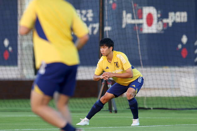 Japan Training Session - FIFA World Cup, WM, Weltmeisterschaft, Fussball Qatar 2022 Players of Japan during Japan training session at Al Sadd SC training center in Doha, Qatar on December 03, 2022. IgorxKralj PIXSELL