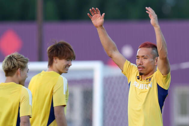 Japan Training Session - FIFA World Cup, WM, Weltmeisterschaft, Fussball Qatar 2022 Yuto Nagatomo of Japan during Japan training session at Al Sadd SC training center in Doha, Qatar on December 03, 2022. IgorxKralj PIXSELL