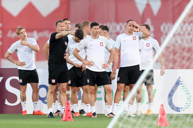 FIFA WM 2022, Nationalteam Polen, Training