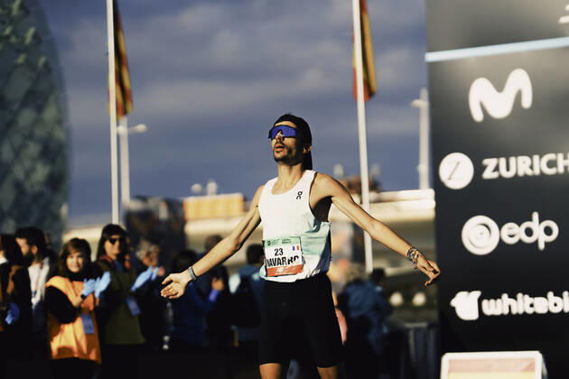 42th Valencia Marathon Trinidad Alfonso 2022 Valencia, 04 12 2022 Nicolas Navarro FRA on 04 12 2022 at the 42th Valencia Marathon Trinidad Alfonso 2022 Copyright: xBEAUTIFULxSPORTS Flatemerschx