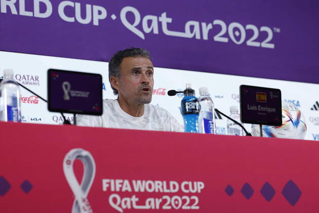 FIFA WM 2022, Nationalteam Spanien Pressekonferenz