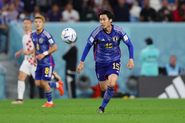 Daichi Kamada (JPN), DECEMBER 5, 2022 - Football Soccer : FIFA World Cup, WM, Weltmeisterschaft, Fussball Qatar 2022 round of 16 match between Japan - Croatia at Al Janoub Stadium in Al Wakrah, Qatar.  (205585835)