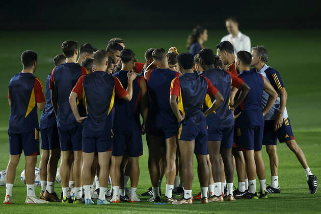 FIFA WM 2022, Nationalteam Spanien Training