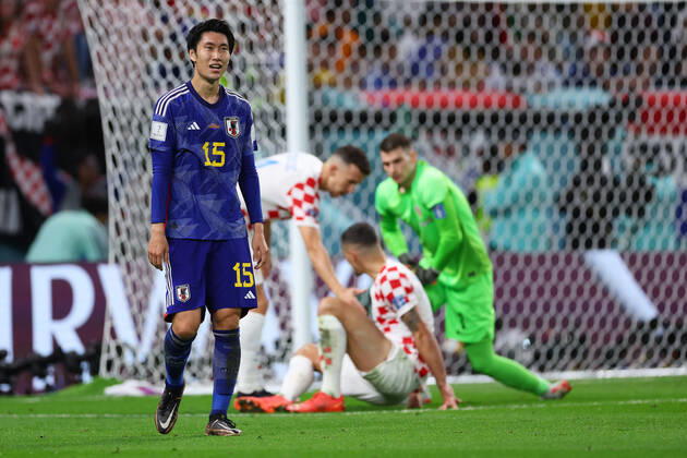 Daichi Kamada (JPN), DECEMBER 5, 2022 - Football Soccer : FIFA World Cup, WM, Weltmeisterschaft, Fussball Qatar 2022 round of 16 match between Japan - Croatia at Al Janoub Stadium in Al Wakrah, Qatar.  (205587949)