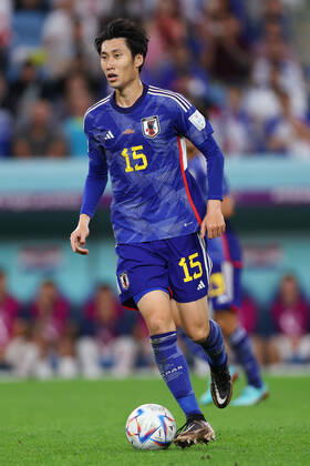 Daichi Kamada (JPN), DECEMBER 5, 2022 - Football Soccer : FIFA World Cup, WM, Weltmeisterschaft, Fussball Qatar 2022 round of 16 match between Japan - Croatia at Al Janoub Stadium in Al Wakrah, Qatar.  (205587953)