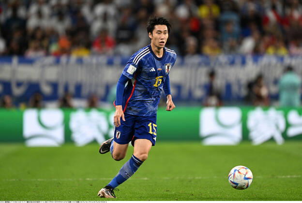 Daichi Kamada (JPN), DECEMBER 5, 2022 - Football Soccer : FIFA World Cup, WM, Weltmeisterschaft, Fussball Qatar 2022 round of 16 match between Japan and Croatia at Al Janoub Stadium in Al Wakrah, Qatar. Noxthirdxpartyxsales  (205655107)